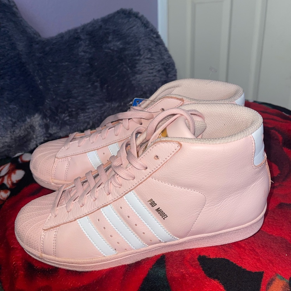 COPY - adidas pro model pink shoes